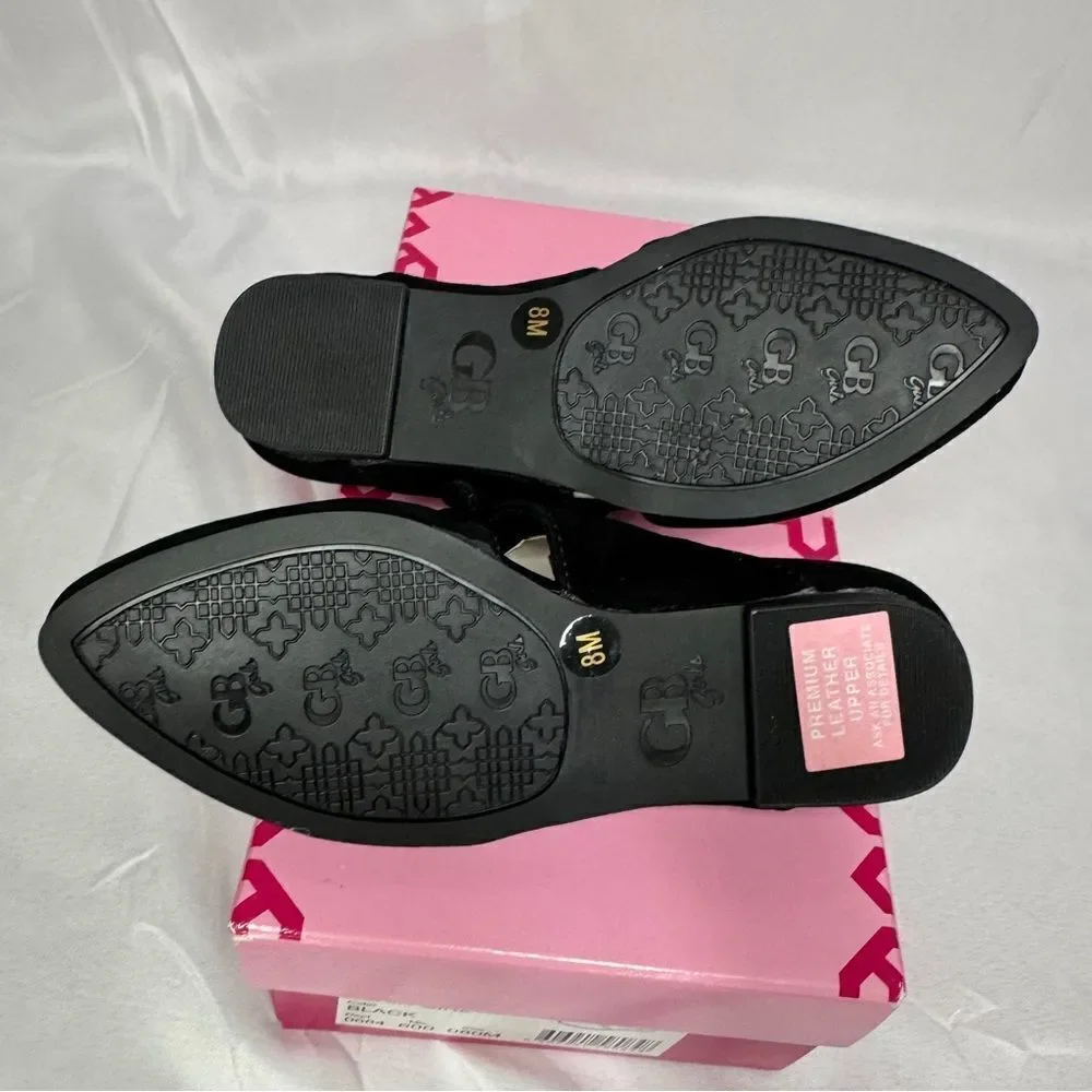 Girls' Clair-Girl Bow Tie Suede Casual Flats Size 8M